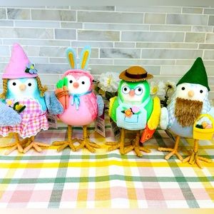 NEW Set 4 Target 2023 Spritz Fabric Easter Spring Birds Bloom Carrot Kale Bud